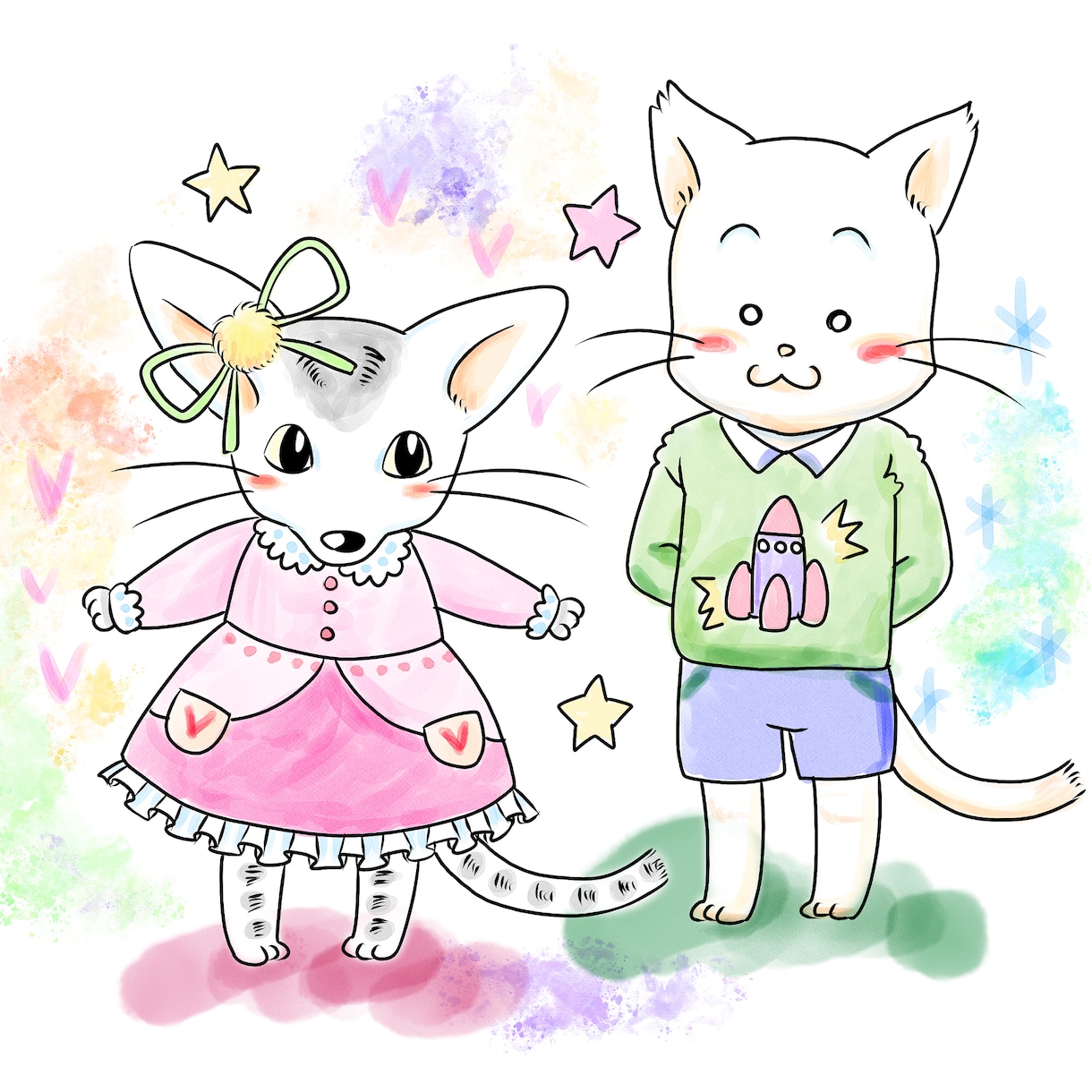 ミニキャラの作成をします ポップなキャラクターをお手元に！ イメージ2