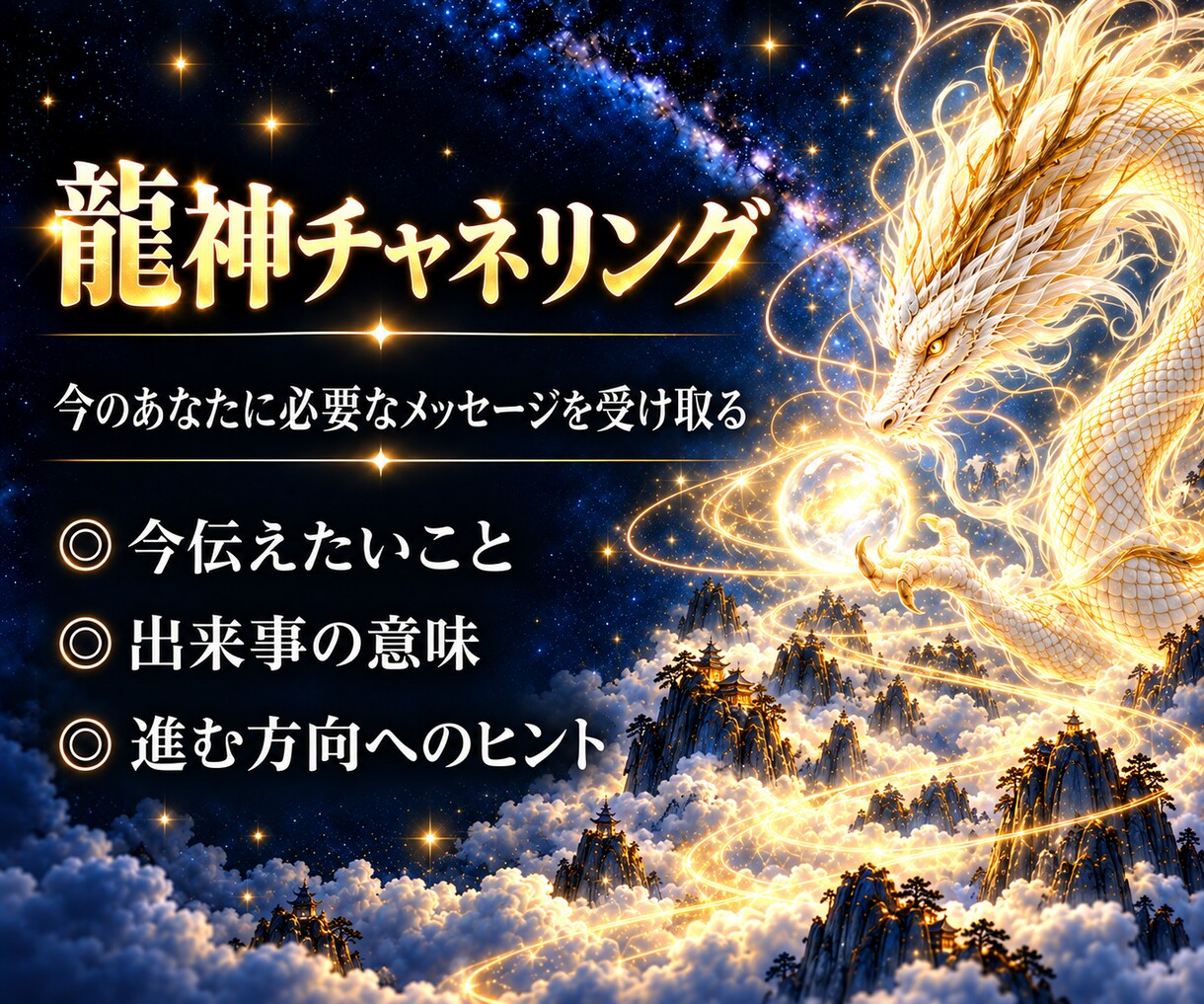 龍神霊視で御神託を授けます 龍リーディング・チャネリング・ヒーリングを総合的に行います イメージ5