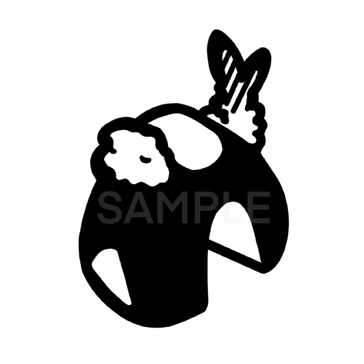 シンプルな白黒ロゴデザインを製作します シンプルでユーモアなオリジナルロゴが必要な方へ イメージ1