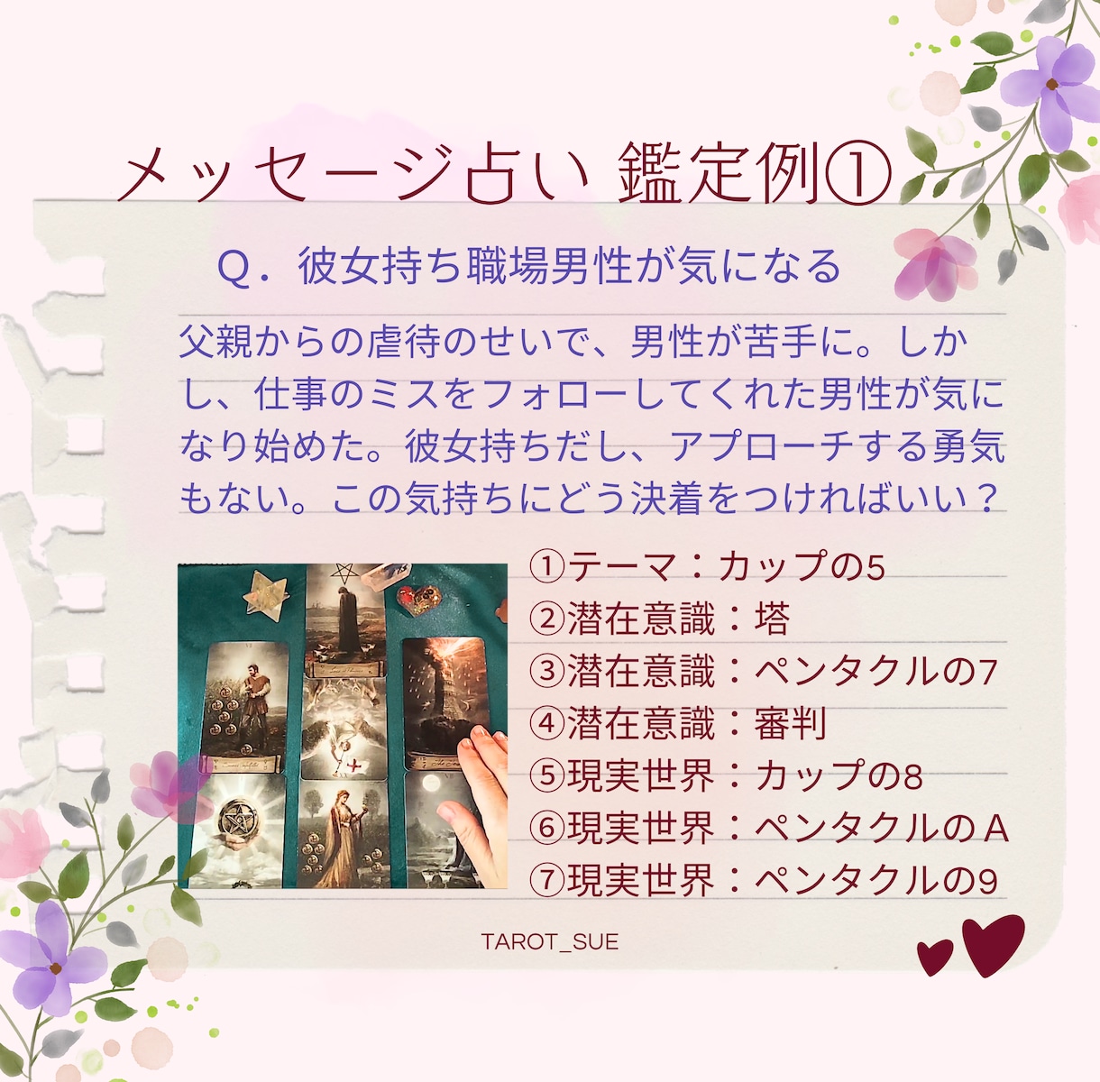 うつ病・双極性障害★タロット★メッセージ鑑定します 双極性障害歴20年★悩み、孤独、不安定さ、吐き出してください イメージ1