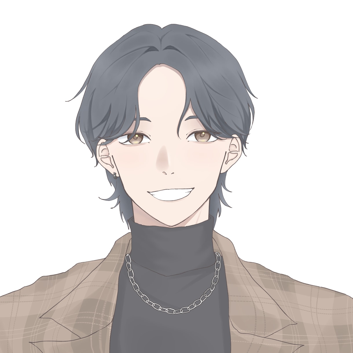 かっこいいアイコン、一枚絵など作成します SNS（LINEやTwitterなど）で使えるアイコン イメージ4
