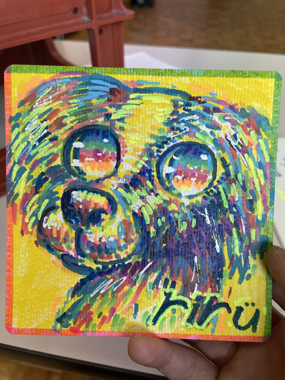雰囲気を描くミニ似顔絵（アイコン可）ます 写真の空気感をやさしく色にします。 イメージ8