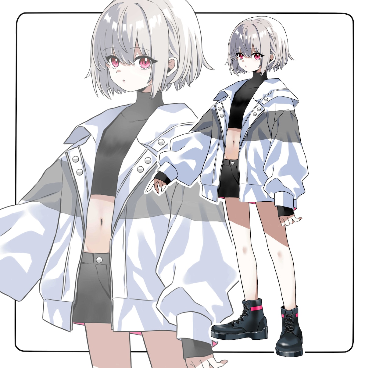 立ち絵イラストを制作します 男女、問わずキャラクター立ち絵を制作します イメージ2