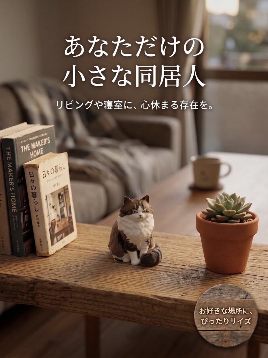 うちの子 オリジナル3Dフィギュアを制作します リリース初期（10名様まで）は特別価格でご提供 イメージ1