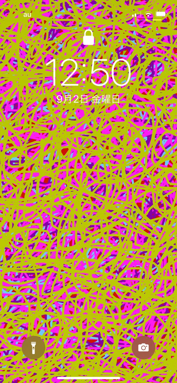 スマホのロック画面、ホーム画面をデザインしています ぱっと気分が明るくなる色彩のデザインです！ イメージ6