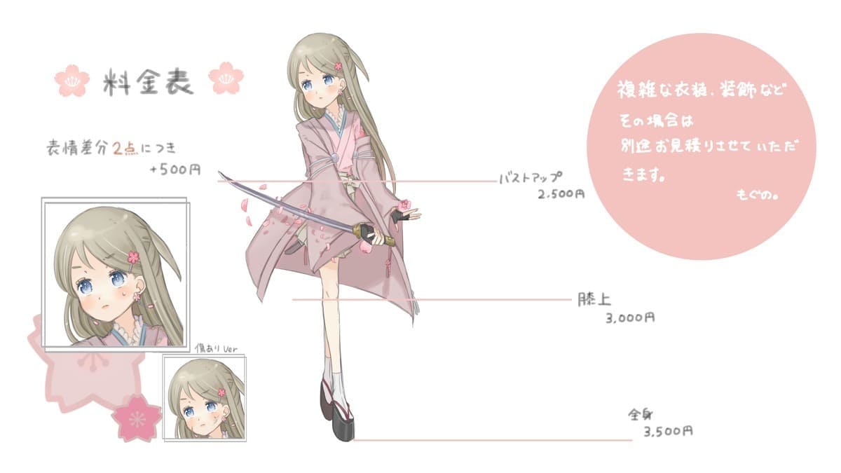 セール中★立ち絵・アイコン制作します TRPG、ゲームなどに使用できる立ち絵をお受けします。 イメージ2