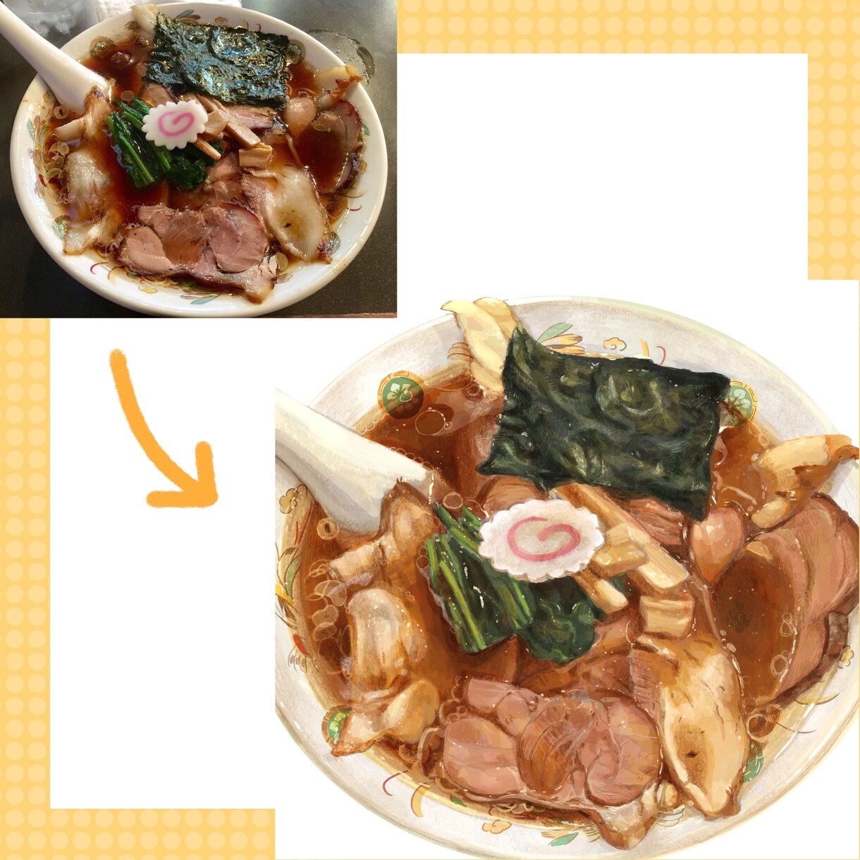 おいしそうな食べ物イラストを描きます あたたかみのあるテイストでお料理を魅力的に描きます。 イメージ3