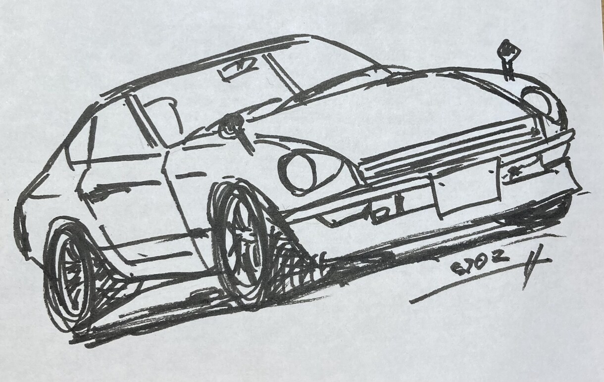 皆さんの愛車を名刺サイズでスケッチします 〜あなたの愛車を手のひらサイズに〜 イメージ1