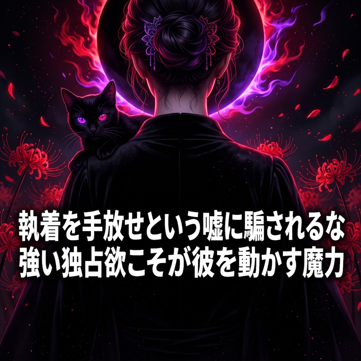 複雑な恋や激しい独占欲を昇華し彼の心を掌握します 綺麗事の恋占いは不要。あなたのドス黒い愛憎で彼を独占する イメージ14