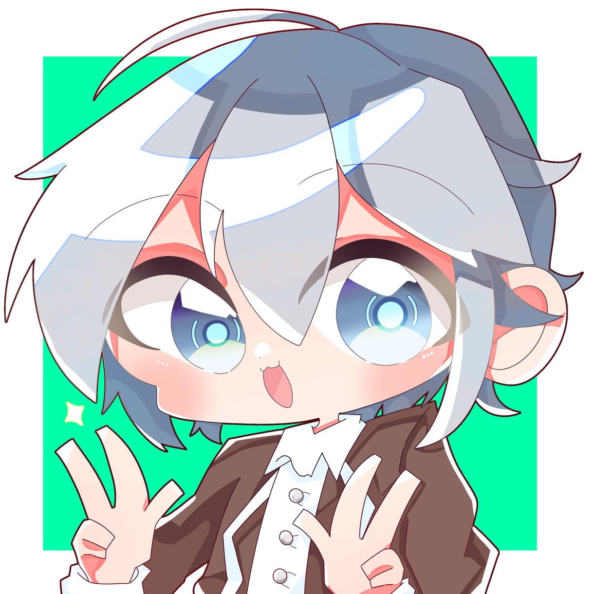 限定価格！SNS用のアイコンを制作します カラフルなSDキャラのイラストを描きます！ イメージ1