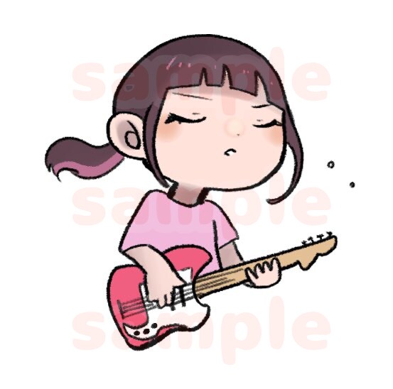 SNS用アイコンをご用意致します もちもちほっぺのデフォルメイラスト イメージ1