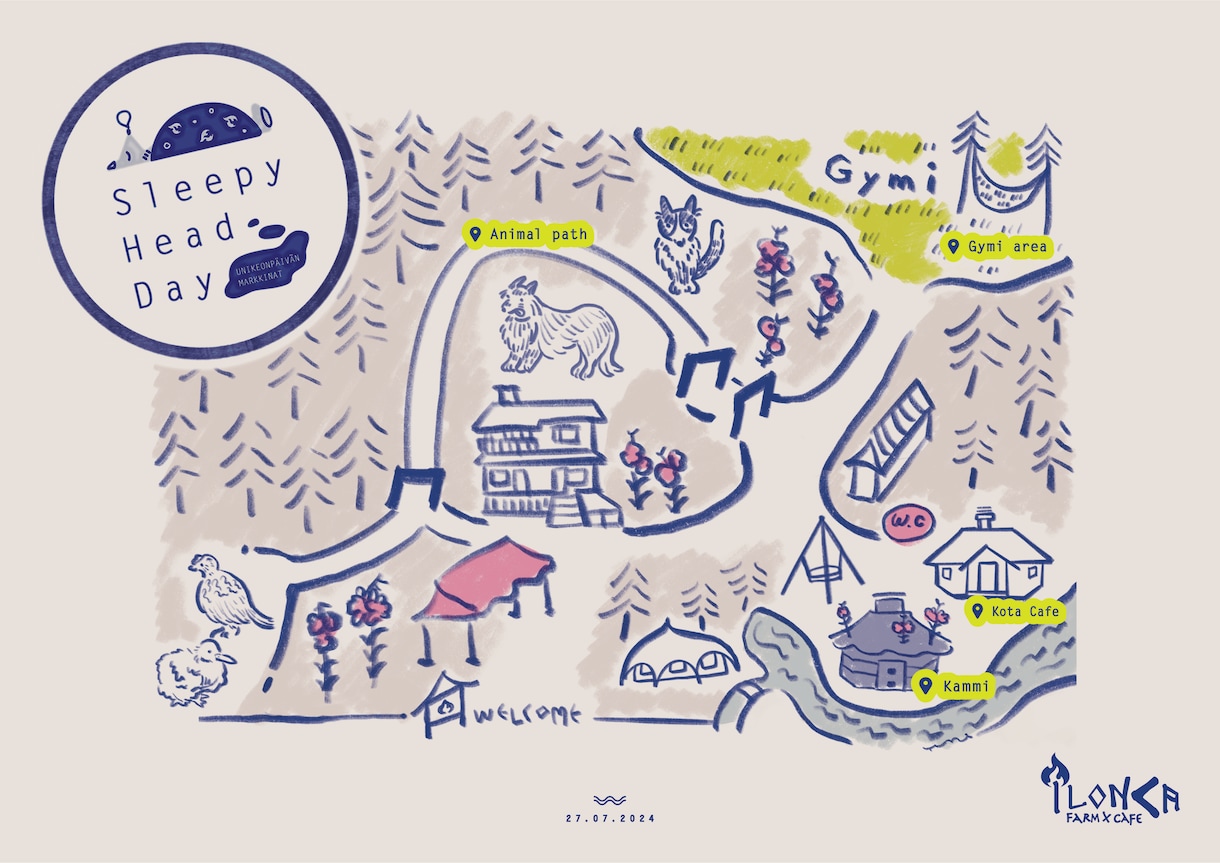 北欧でも制作！ほっこりイラストでMAPをつくります フェアやイベント、プライベート企画にも！ イメージ1