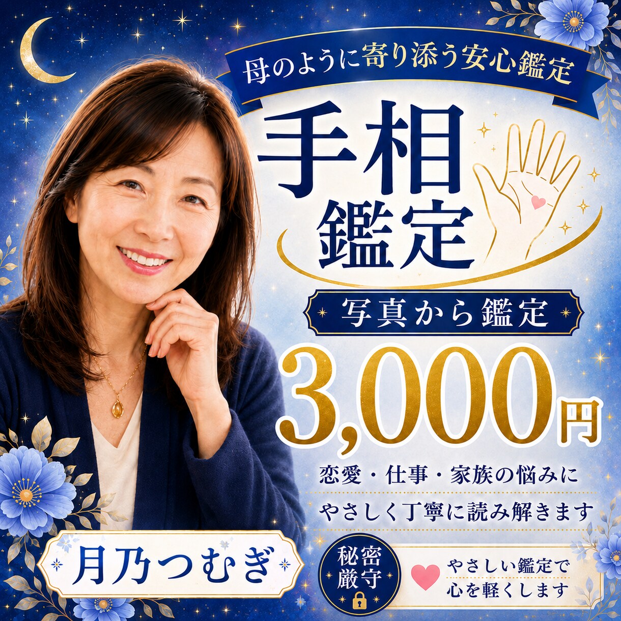 手相で恋愛仕事金運を占います 手の写真から性格と未来を丁寧鑑定 イメージ1