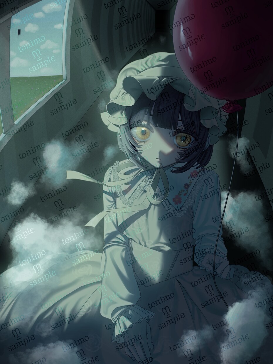 MVイラストやSNSアイコンなどイラスト制作します ダークでキュートな女の子が魅力的なイラストを描きます。 イメージ6