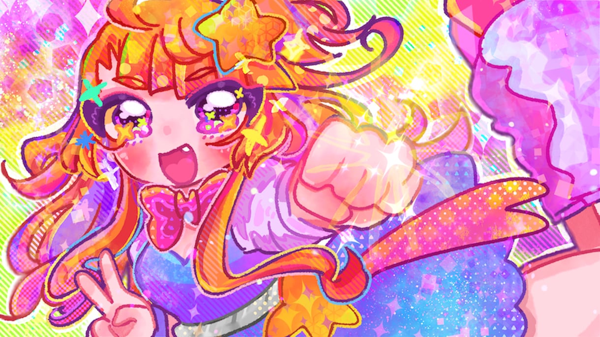 インパクト大！かわいい！イラストを描きます 元気でかわいい女の子のイラストを描くのが得意です！ イメージ2
