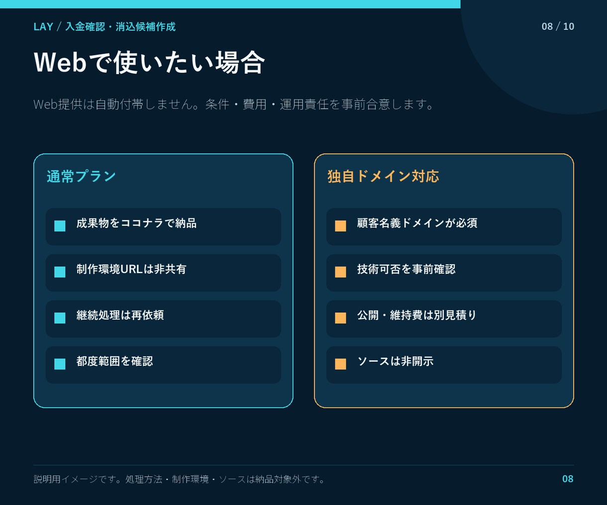 銀行明細と請求一覧を照合し消込候補を作ります 入金済み・未入金・金額違いを分けて一覧化 イメージ8