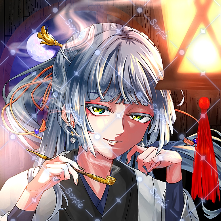 かっこいいアイコン用イラストお描きします 先着5名様まで低価格！存在感あるキラキラしたアイコンを制作！ イメージ1