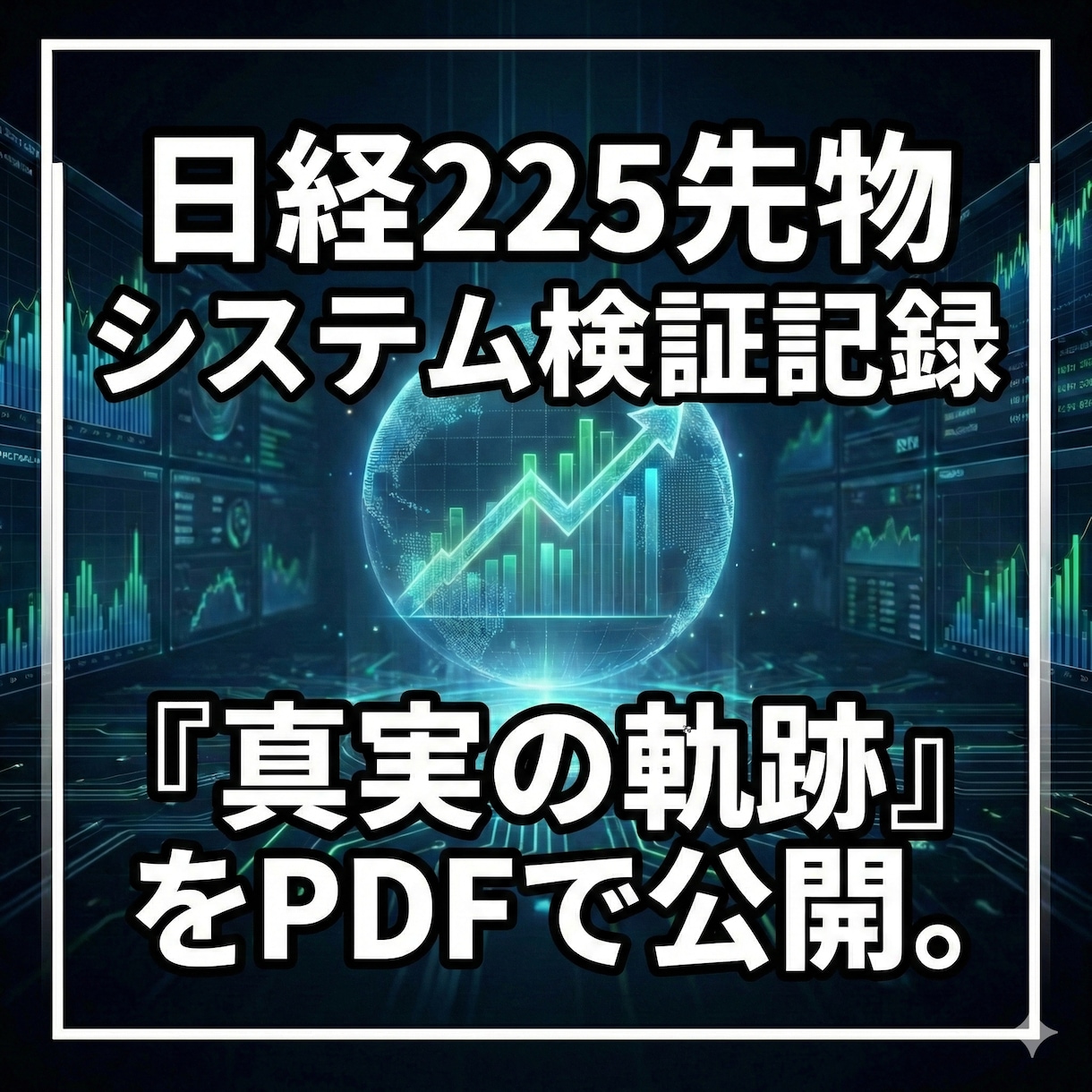 １億円突破！日経225先物取引の成績表を公開します １億円突破、衝撃の真実。システムが描いた「損益の軌跡」 イメージ1