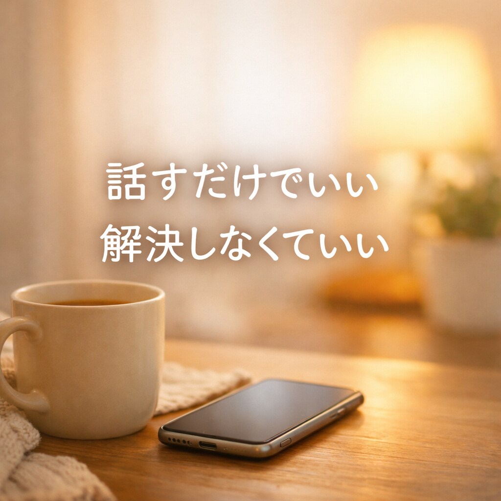 本音を安心して話せる場をつくります 誰にも言えない気持ち、ここでは無理に整理しなくて大丈夫です イメージ2