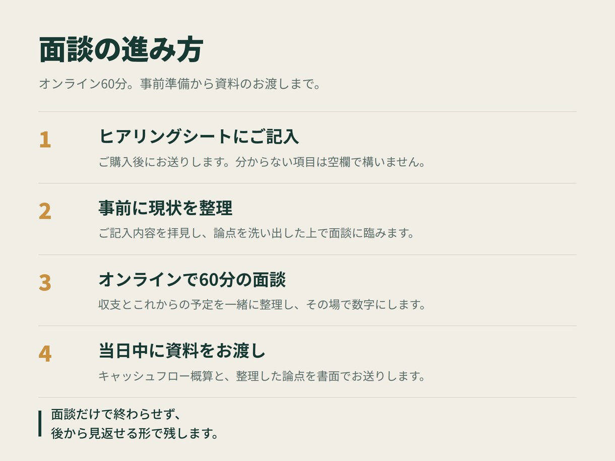 家計とライフプランを一緒に見える化します 無理な勧誘なし。中立の立場で家計と将来を数値化します イメージ2