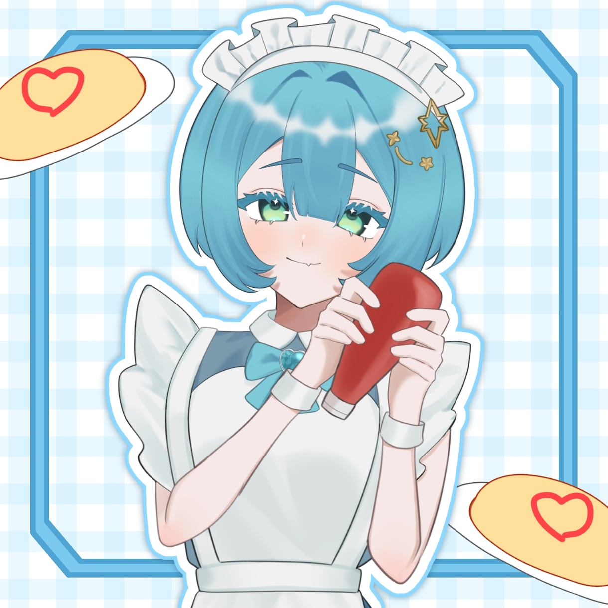 差分豊富！量産メイドイラスト描きます かわいいメイドさんになりませんか？ イメージ1