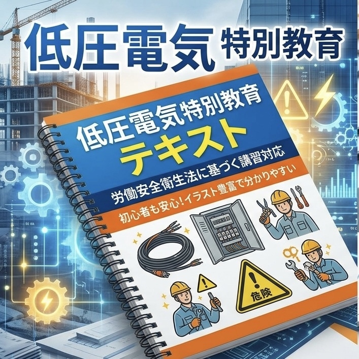 低圧電気特別教育テキスト・スライド資料作成します 労働安全衛生法に基づく特別教育に完全対応！社内研修の内製化に イメージ1