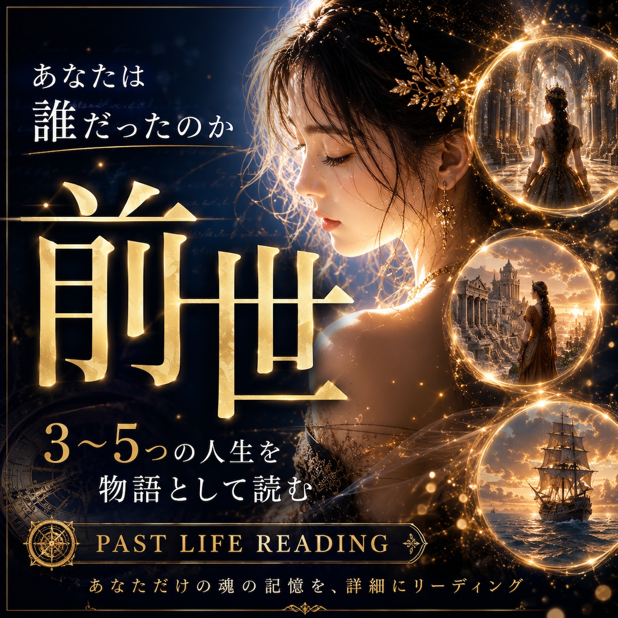 あなたの魂が歩んできた物語を複数鑑定します ⭐︎あなたの前世を複数（3〜5つほど）鑑定⭐︎ イメージ1