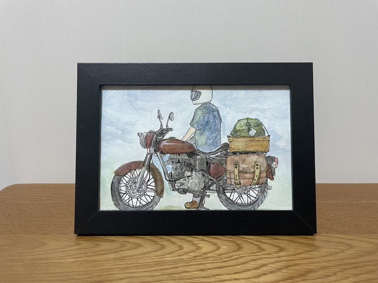 アナログ水彩画で乗り物イラスト制作します 【原画、スキャンデータどちらも納品可能】 イメージ3