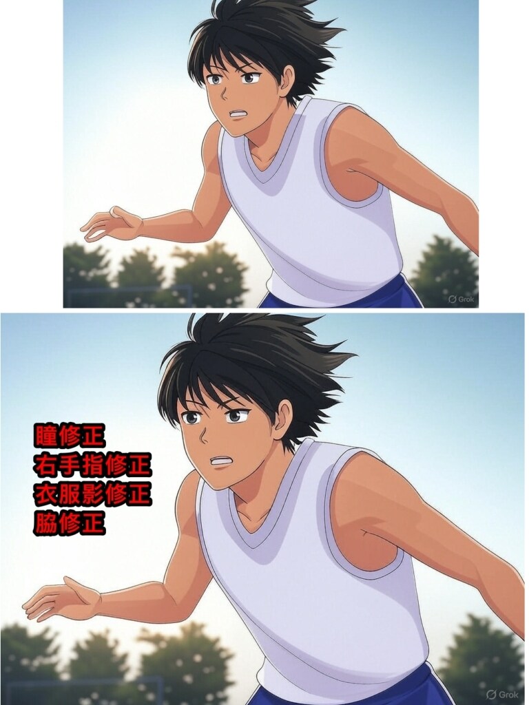 AI生成アニメ系イラストの修正を行います 最大10枚のイラストを修正します。テンプレで簡単依頼♪ イメージ7