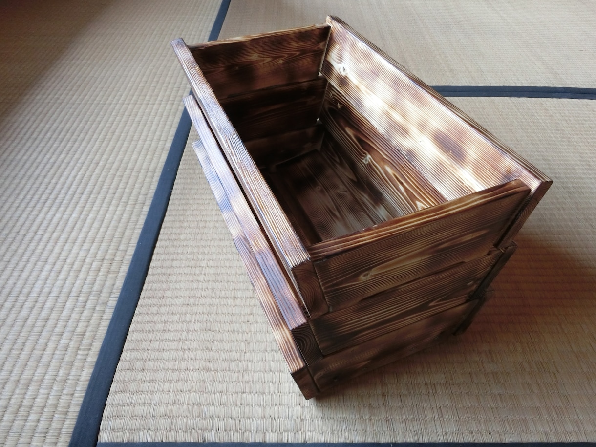 木製プランター（深さ調整用パーツ）を販売します 木製のオリジナルプランターの拡張パーツをご提供します イメージ3