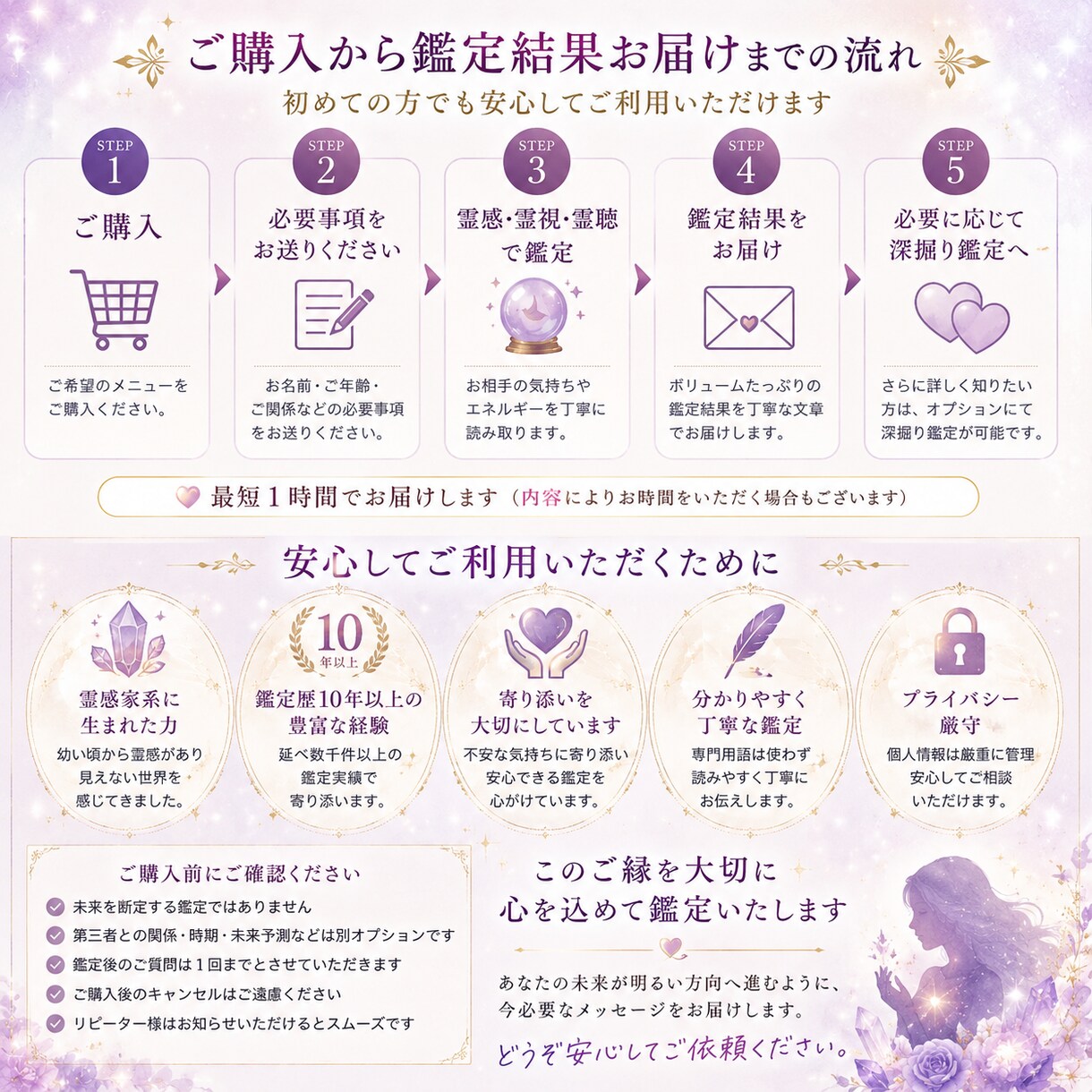 霊視で視る相手の本音を鑑定します 幼い頃からの霊感で本音を視ます。 イメージ3