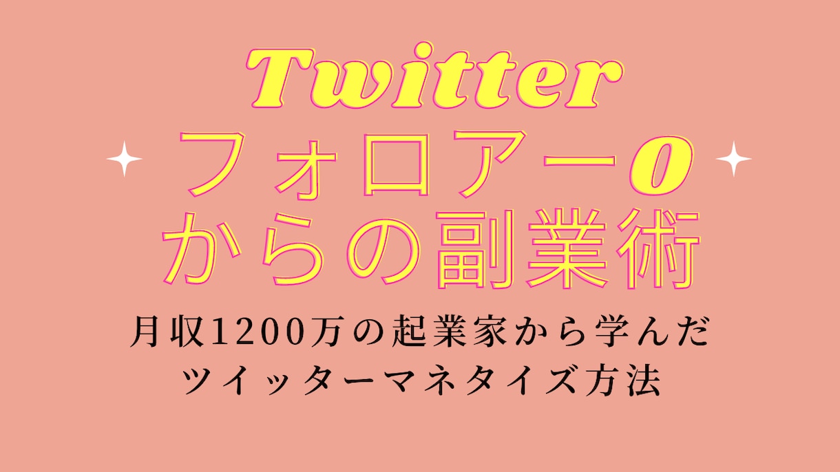 Twitterでフォロワー０からの副業術伝授します 初心者から実践できる具体的ステップを詳細解説してます！ イメージ1