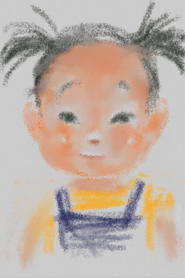 手描き似顔絵です。あっさりほのぼのパステル調でお届けします。 イメージ2
