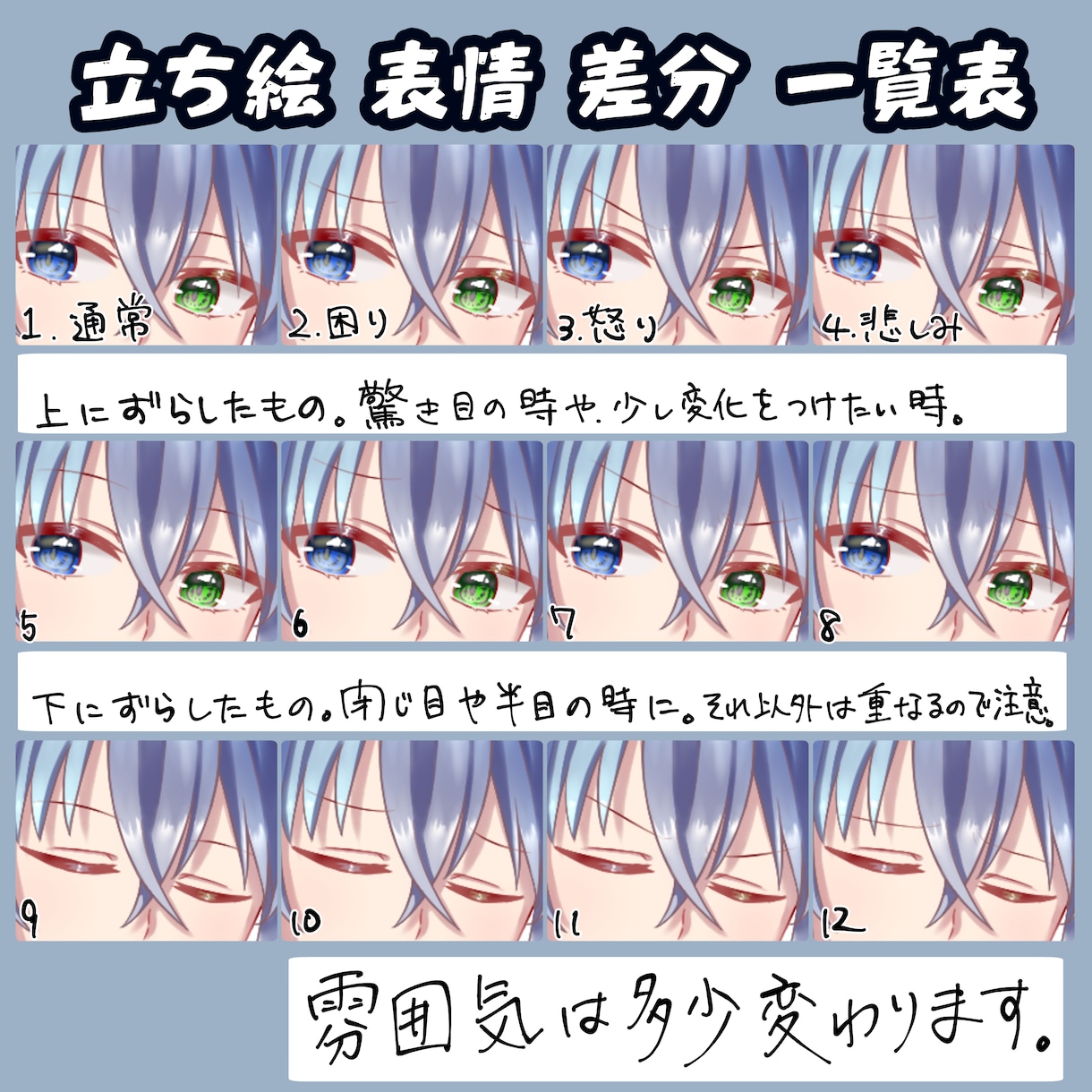 立ち絵制作します 立ち絵制作【TRPG・実況動画】 イメージ5