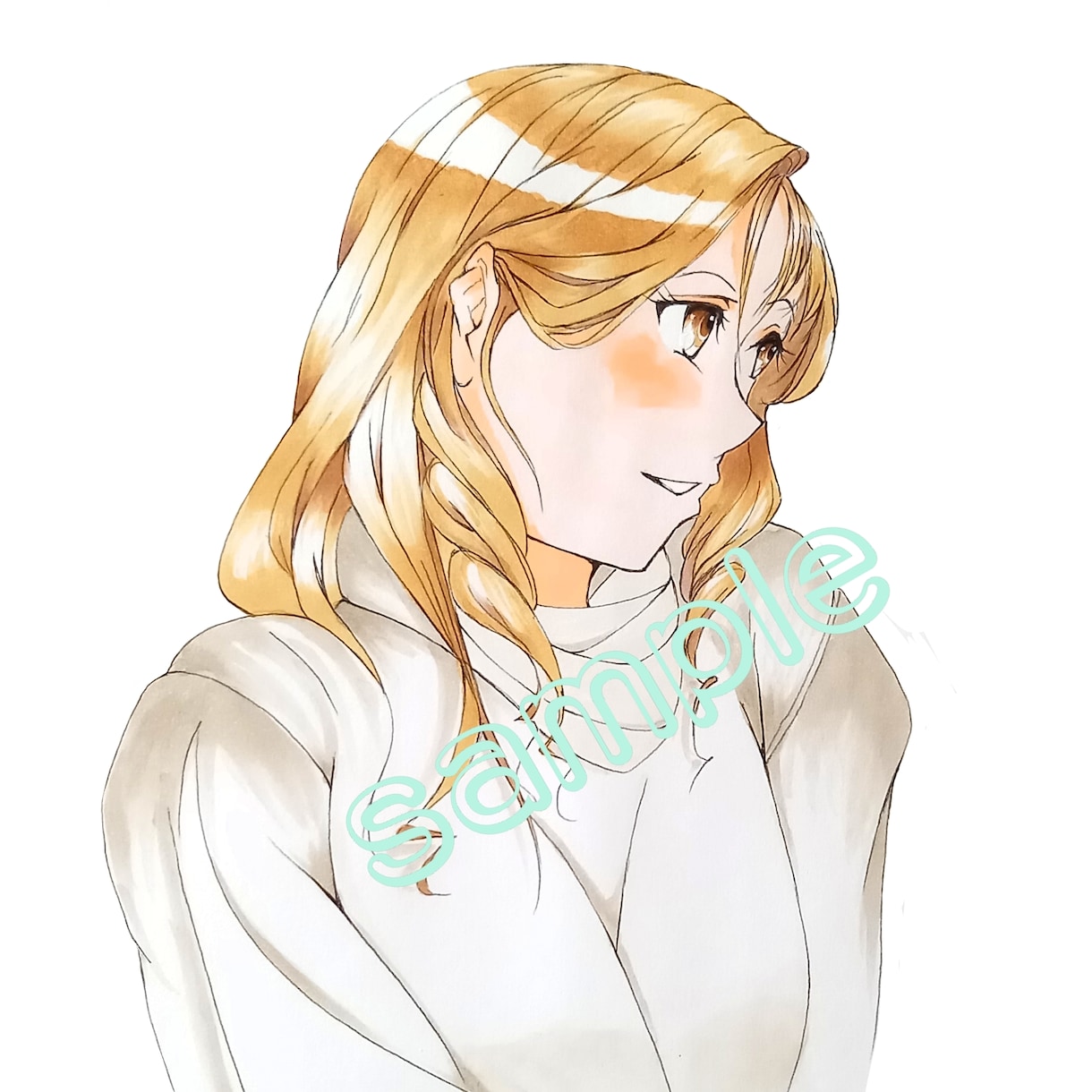 女性の他思いついたイメージを描きます ☆可愛いアイコンで目立ってプロフまで引き込もう！ イメージ2