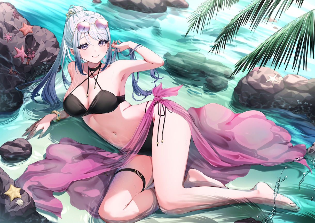 商用込◎美麗で存在感ある一枚絵/アイコン制作します サムネやMV、ゲーム、グッズ、書籍、SD…柔軟にお届け イメージ6