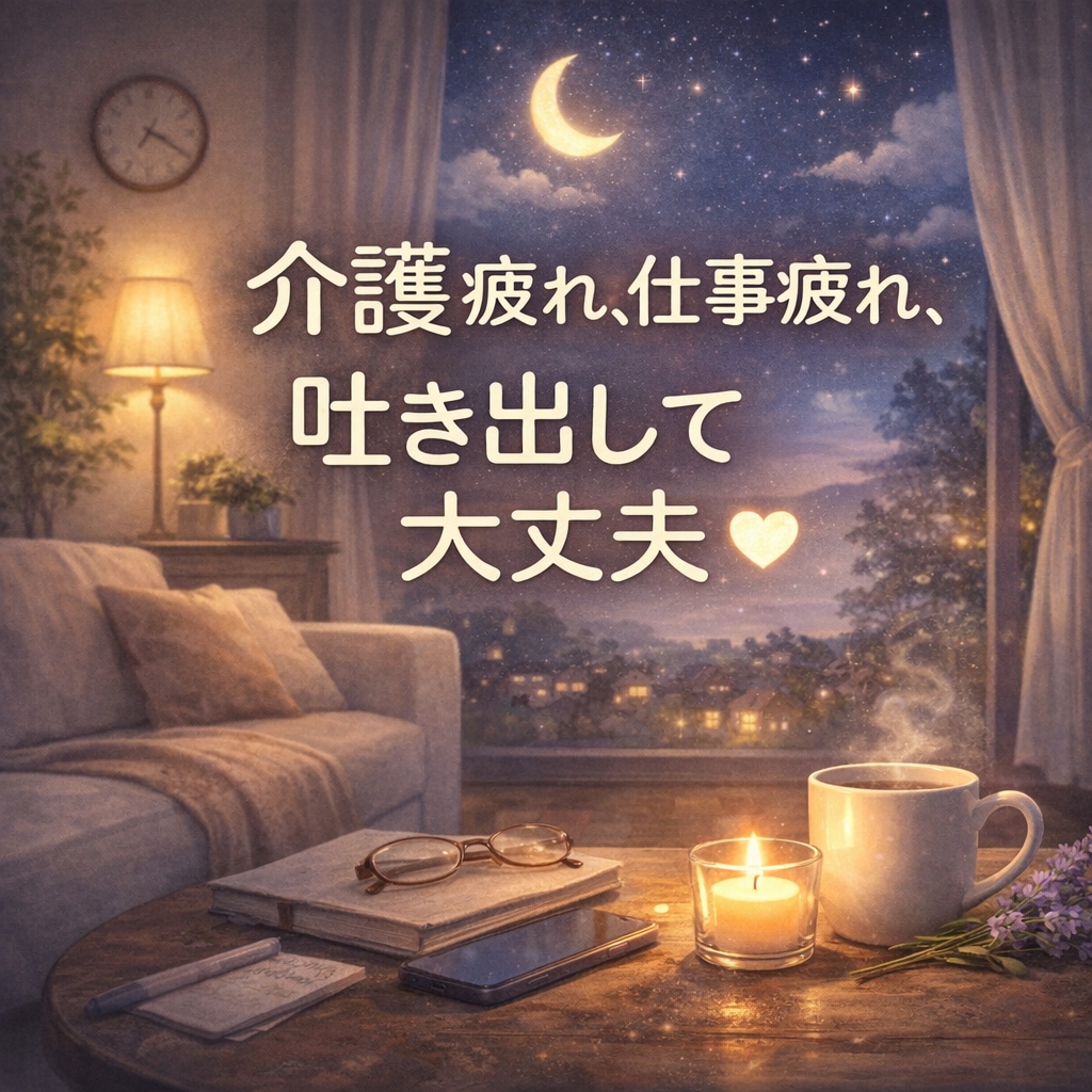 介護・Wワークの悩み聞きます 誰にも言えない愚痴OK、全肯定2時間 イメージ1
