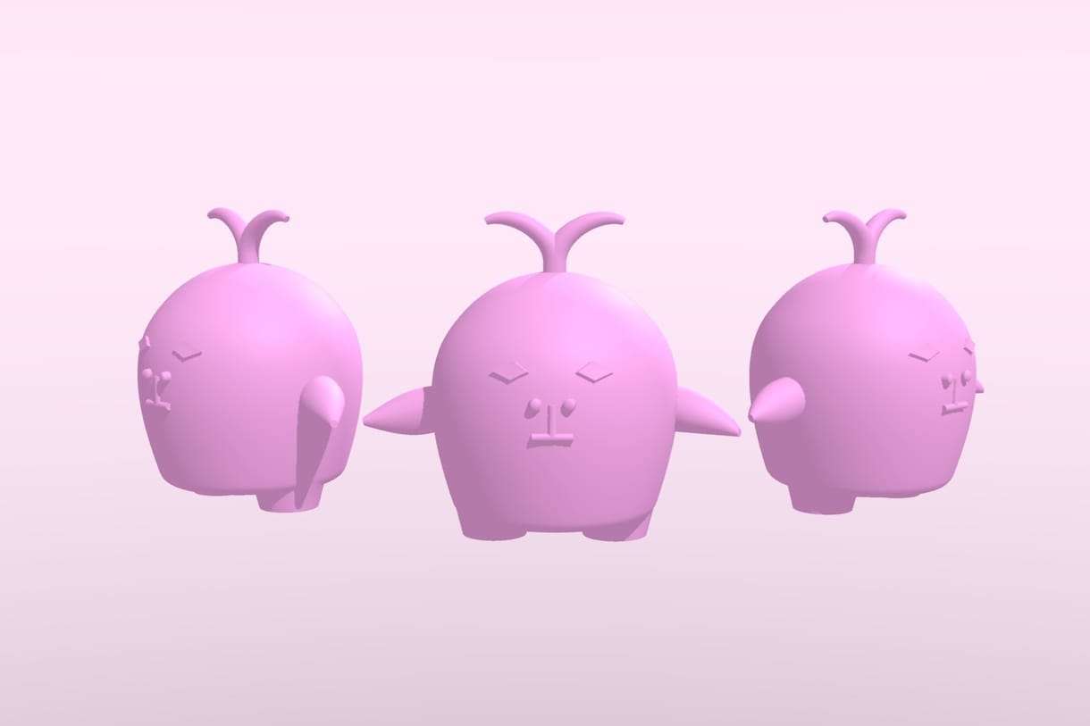 キャラクターモデリング（ローポリ）します キャクターモデリング3DCGはじめました。 イメージ3