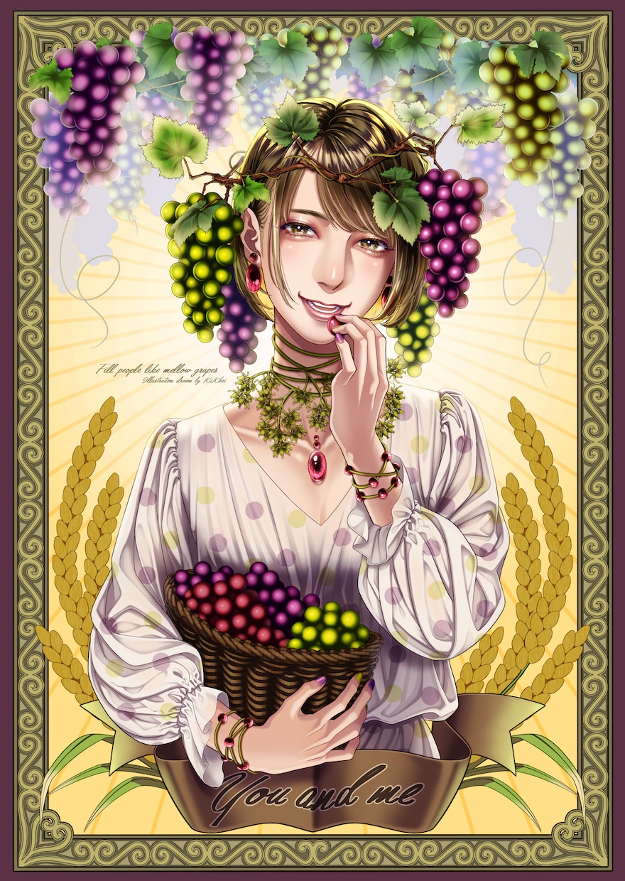 丁寧で美しい✨装飾的でオシャレな一枚絵描きます スピードよりクオリティー重視の方へ イメージ1
