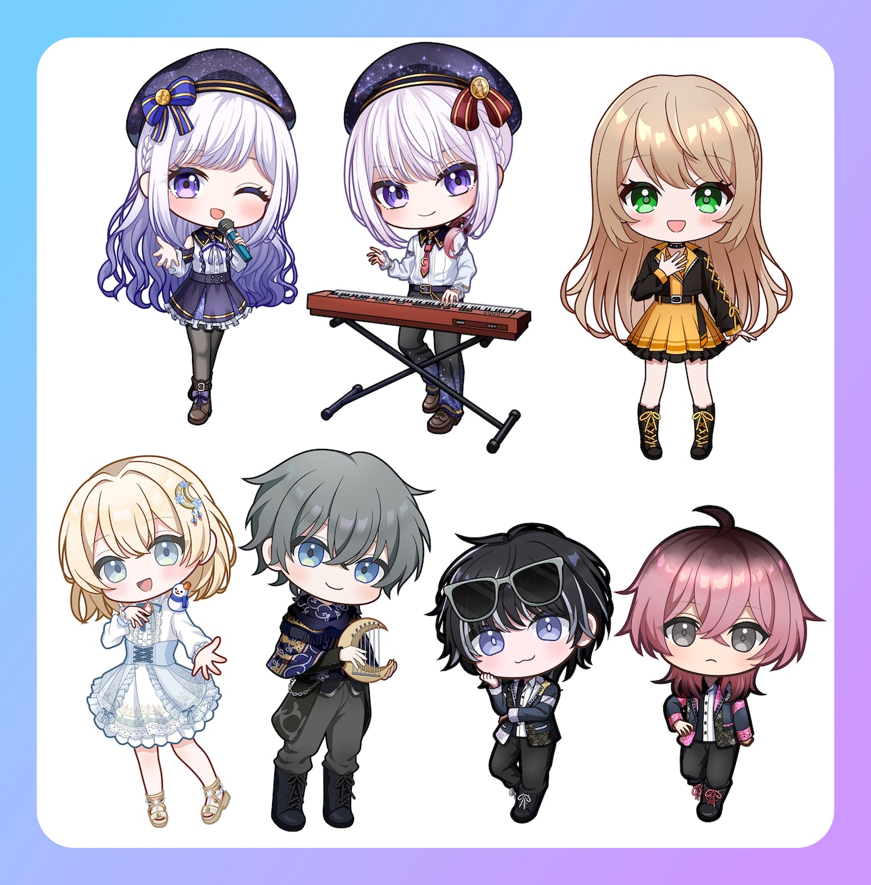 かわいいミニキャラ制作いたします 商用利用可能！！丁寧に制作いたします。 イメージ4