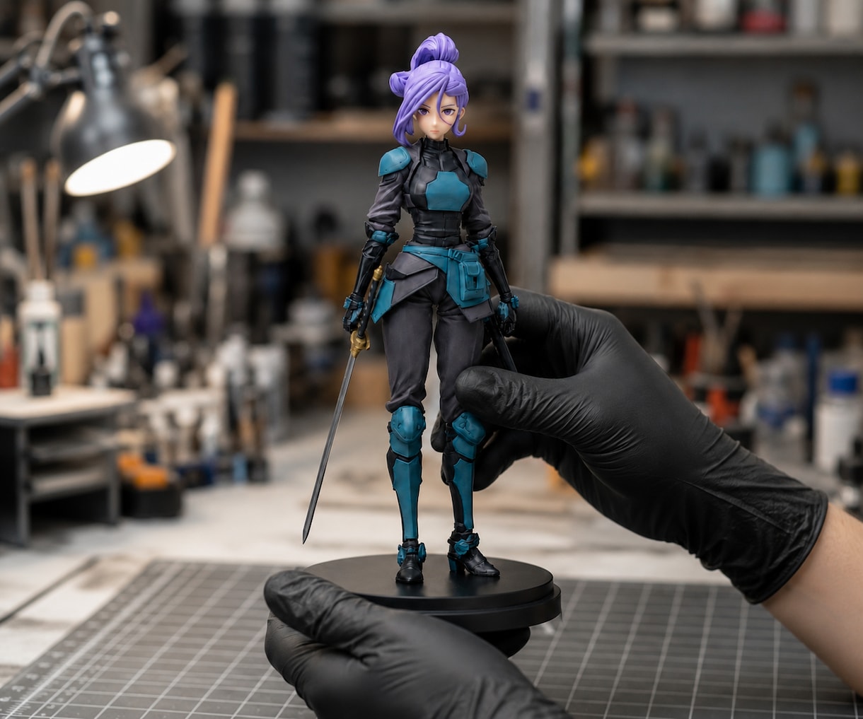 オリジナルキャラをフルカラー3Dフィギュアにします 自作キャラ・VTuber｜フルカラーファイル完成品でお届け イメージ2