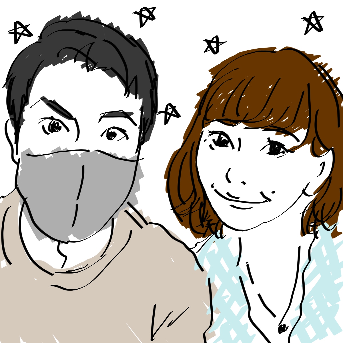 ちょうどいいラフな似顔絵描きます SNSアイコンや記念日に、ちょうど良く盛るラフな似顔絵 イメージ2
