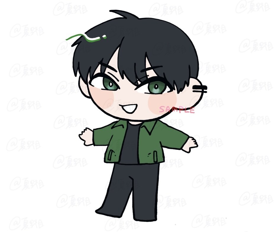 あなたのオリキャラ、ちびキャライラストにします アイコンなどに使える可愛らしいちびキャライラストを描きます！ イメージ2