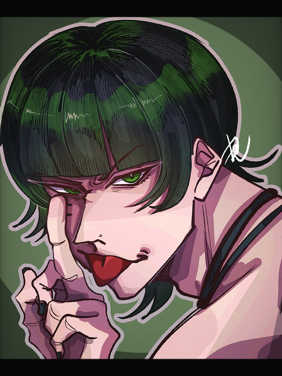 今なら半額】治安が悪い表情豊かなイラストを描きます 王道な絵柄とは少し経路の違った個性的なイラストを作成します イメージ5