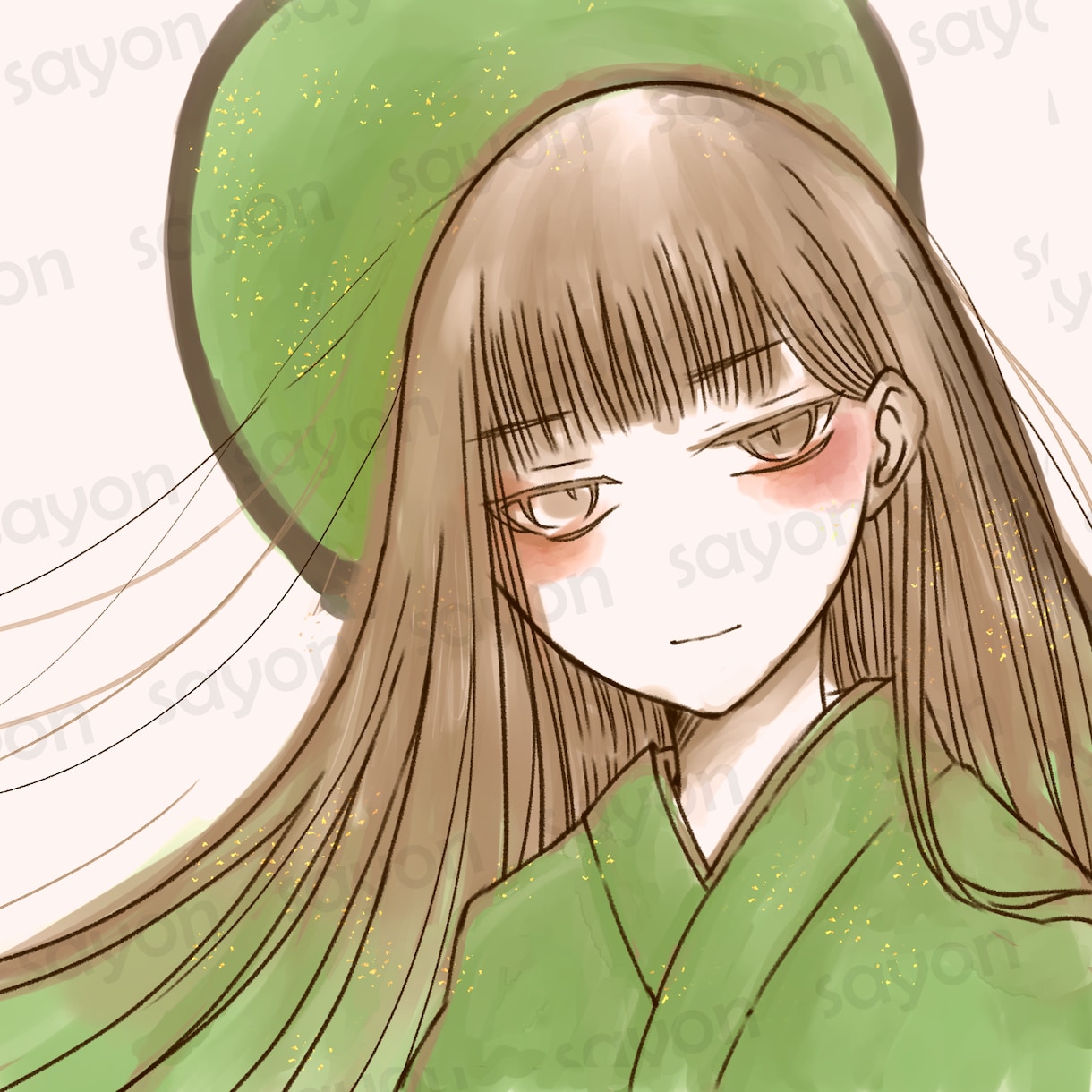 イラスト多数/和装女性のアイコンを販売しています ダウンロードするだけ♪/和装女性シリーズ イメージ7