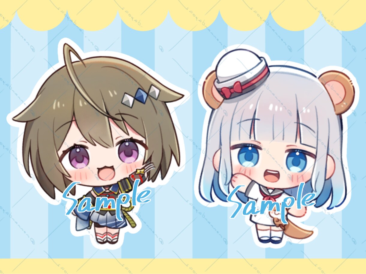 ゆる〜くてちっちゃい！かわいいミニキャラ描きます 最短即日！ 男性･ケモも️⭕️ 気軽にご相談ください✨ イメージ6