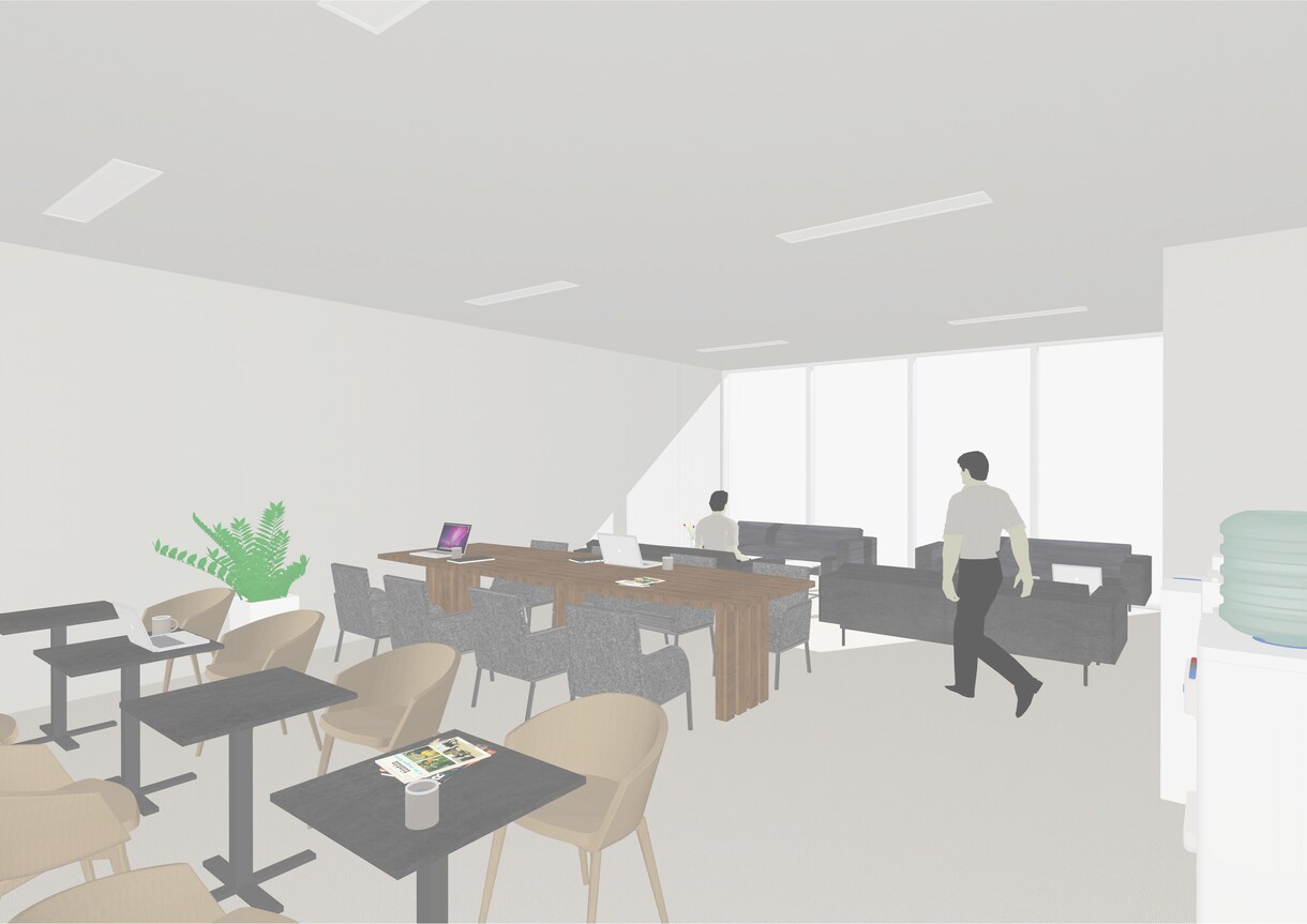 建築デザイナーがおしゃれな手書き風パース作成します BIMによる3次元データで正確な寸法・サイズ感で表現します。 イメージ4