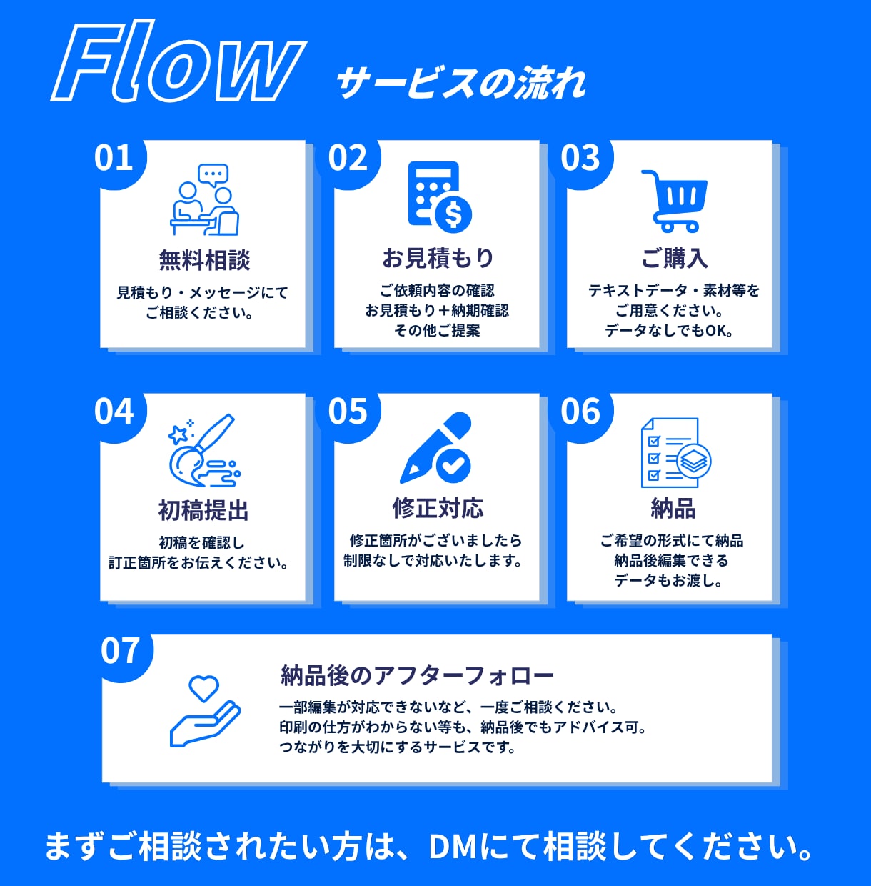 お客様の心をつかむチラシ・フライヤーを制作します 何を載せればいい？から相談OK｜丁寧・迅速に対応 イメージ2