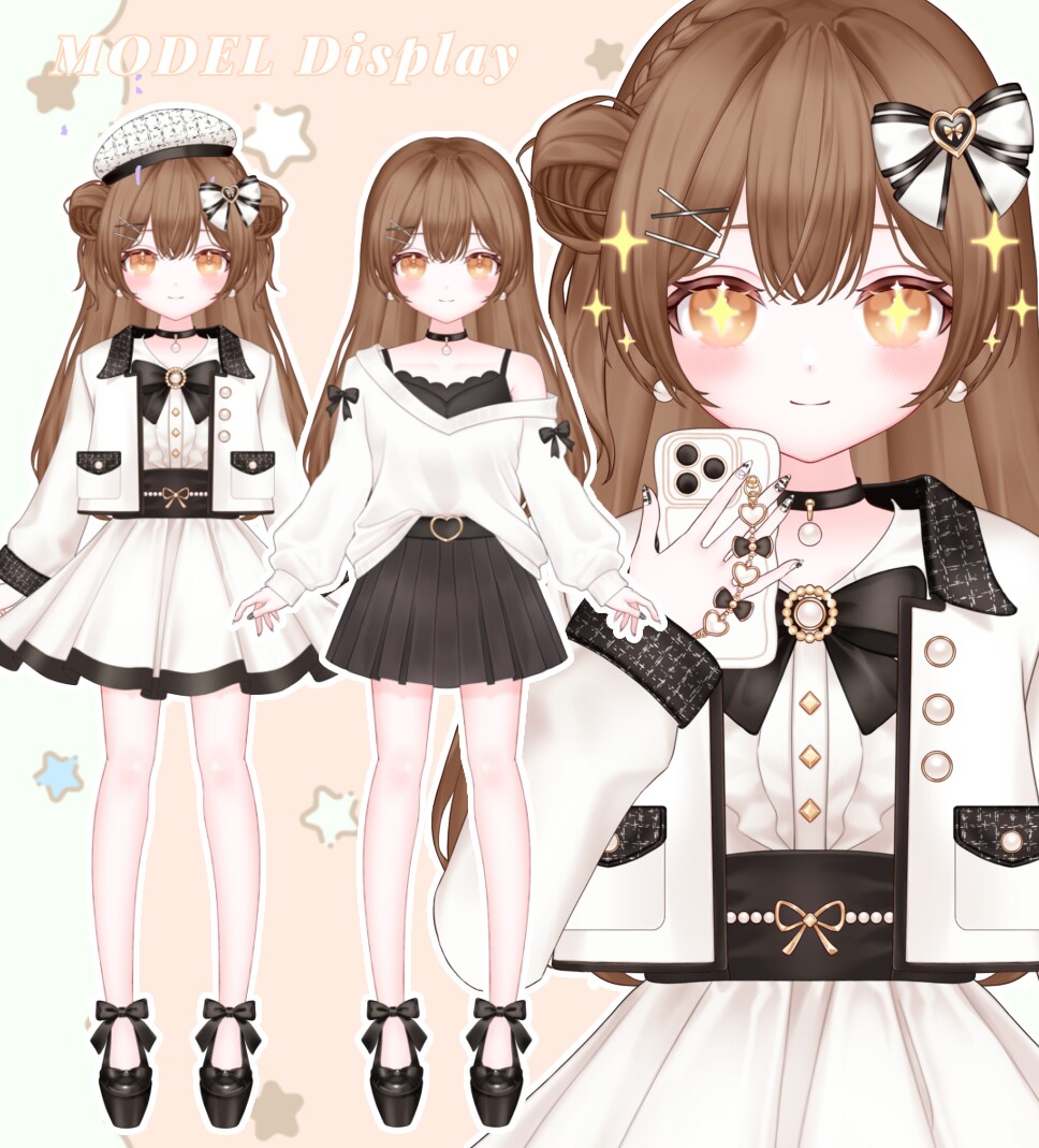 3名様限定！高品質なVtuberモデル制作します ケモ耳,量産型,地雷系,ギャル,かわいい系はお任せ下さい！ イメージ3