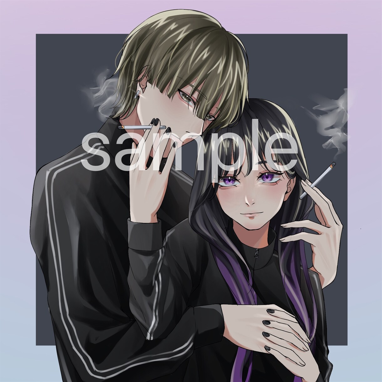 あなただけの魅力的なアイコン、イラストを制作します アイコン、サムネイル、MVイラスト、キャラクターデザイン等 イメージ8